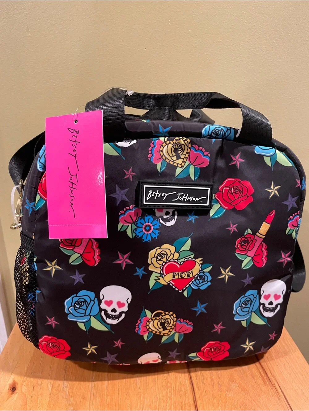 Betsey Johnson Dia de Los Muertos Insulated Lunch Tote NWT